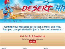 Tablet Screenshot of deserthits.com